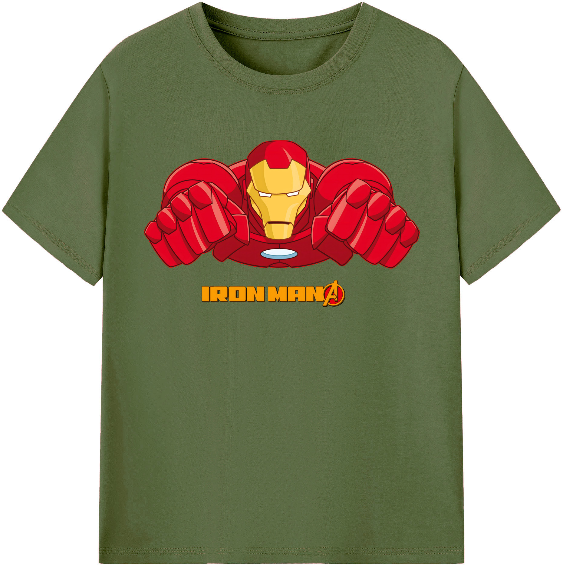 （画像用） アベンジャーズ The Avengers 綿100％半袖Tシャツ（フロントプリント）